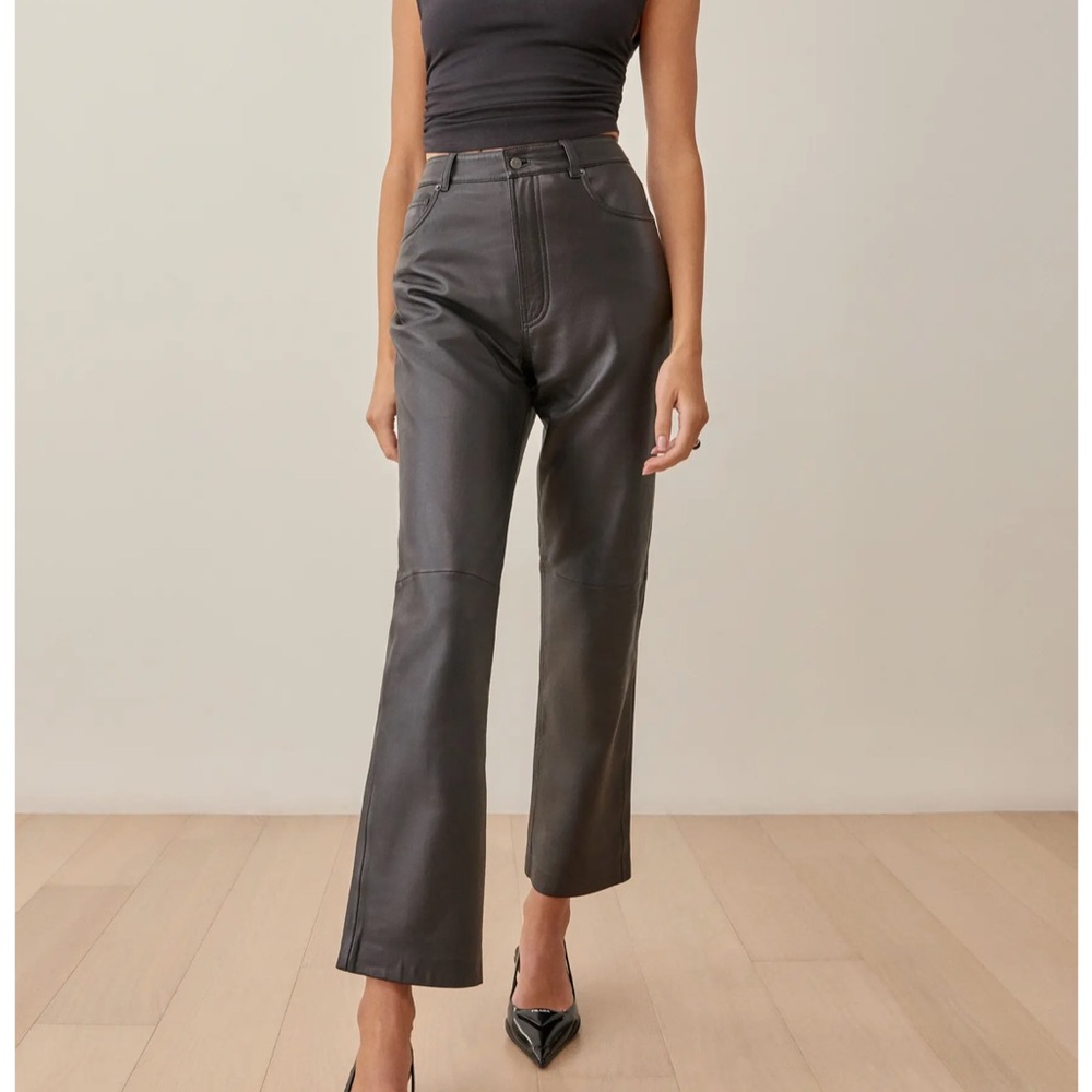 Lindy Ruched Crop Top Reformation - Picture 5 of 7
